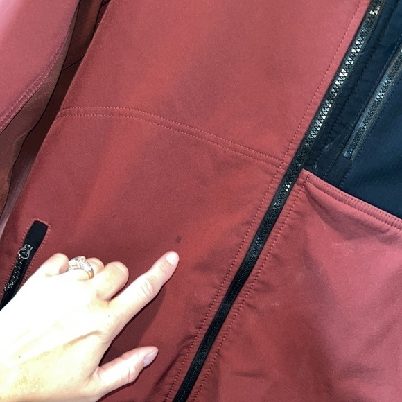 EDDIE Bauer Men's Windfoil Elite Softshell Jacket rust color size XLT retail$159 - Picture 6 of 16